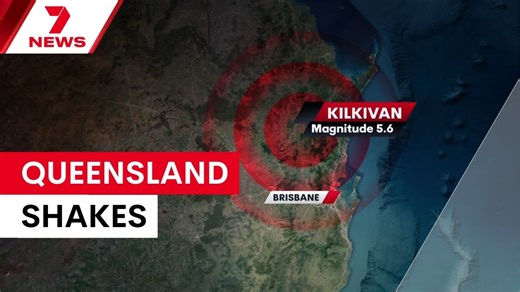 Queensland has been rocked by one of the most powerful earthquakes in its history. The magnitude 5.6 quake struck near Kilkivan, west of Gympie, at a depth of 10 kilometres. Download the 7NEWS app: 7news.link/7newsapp #7NEWS | 7NEWS Sunshine Coast