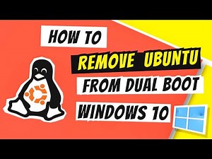 How to Remove Ubuntu (Linux) from Dual Boot (EFI) Windows 10