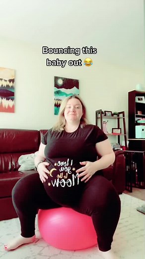 Pregnancy Yoga Ball Stretches for Plus Size Moms