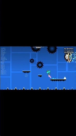 Создаю свой уровень в Geometry dash день 1 #geomtrydash #levelGD