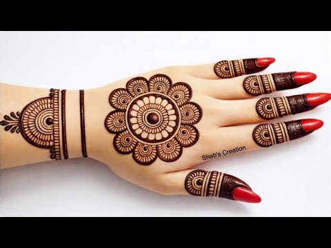 Very Beautiful Easy back hand mehndi design | Simple Mehandi design | Stylish Mehndi designs | Henna
