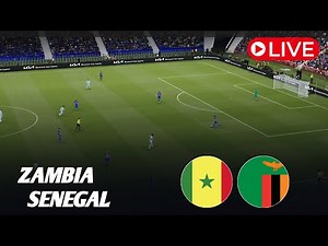 LIVE: Zambia vs Senegal | CAF Africa Cup of Nations 2025 | Watch efootball gameplay