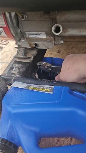 Oil change on Predator Generator