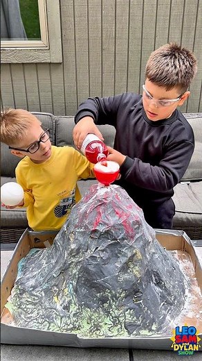 Volcano Science Experiment for Kids! 🌋 Baking Soda Eruption
