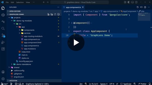 Angular Project Visualization with GraphLens in VS Code | Dmitry Kostyuk posted on the topic | LinkedIn