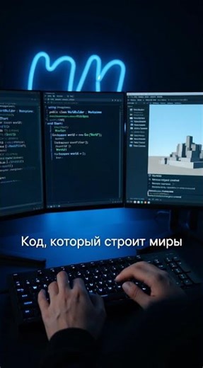 Мы создаём код, который превращается в целые цифровые миры