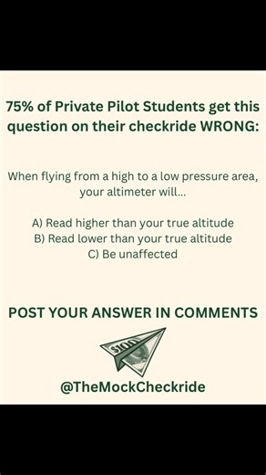 Let me know what you think in the comments #studentpilot #aviation #privatepilot #flightschool #cfi | The $100 Mock Checkride