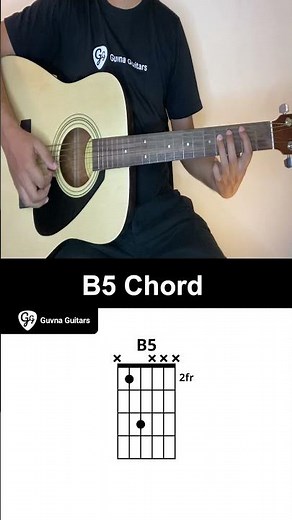 How To Play The B5 Chord On Guitar - Guvna Guitars