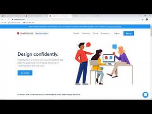 Design questions and preference test evaluation technique using usability hub