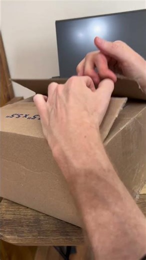 Did he open a package with a Game Boy cartridge?