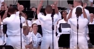 These Sailors Stunned The Crowd When They Turned Around!
