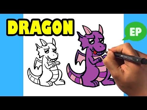 How to Draw a Dragon - Easy Pictures to Draw Step by Step