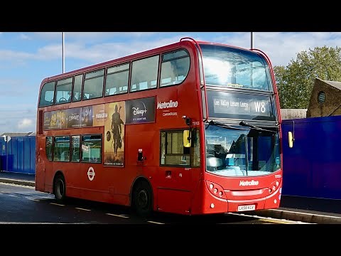 London Bus Route W8 - Lee Valley Leisure Complex to Chase Farm Hospital - Subtitles
