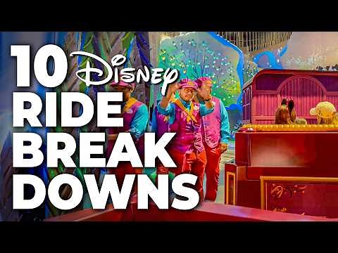 Top 10 Disney Fails, Ride Breakdowns & Malfunctions Pt 11 - Walt Disney World & Disneyland