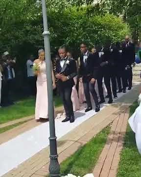 Smooth wedding entrance 😍🔥🔥
