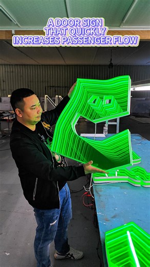 Super led sign makes your shop great again! !#sign #signage #design#signagedesign #ledlight #signature #lightbox #lamplight #ledlightstrip #led #logodesign #sourcefactory #shop #store #abyss #foryou #foryoupage #ledsign #fyp #ledneon #neonlight #diyideas #signshop #signmaking #lampmanufactuter #signageinstall #signdesign #technology #renovation #company | 林一