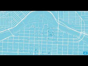 Car2Go movement in downtown Calgary