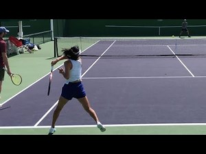 Emma Raducanu - Court Level Practice [IW 3.10.22]