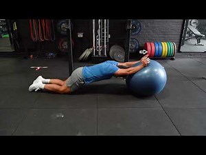 Swiss Ball Roll Out | Functional | Strength and Conditioning Exercises
