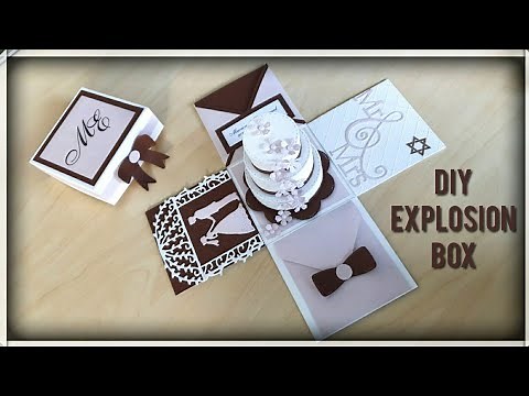 DIY | Cadeau de mariage | Explosion Box | Original | Scrapbookingbysissi