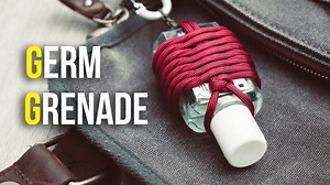 DIY paracord hand sanitizer holder you’ll actually use