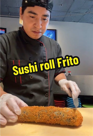Crispy Sushi Roll Frito Recipe with Salmon