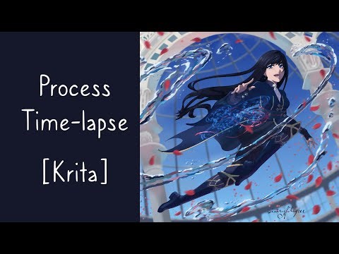 Casting Magic in the Glasshouse - Process Time-lapse [Krita]