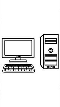 How to Draw a Computer Easy | How to Draw a Computer Step by Step | How to Draw a Computer for Kids