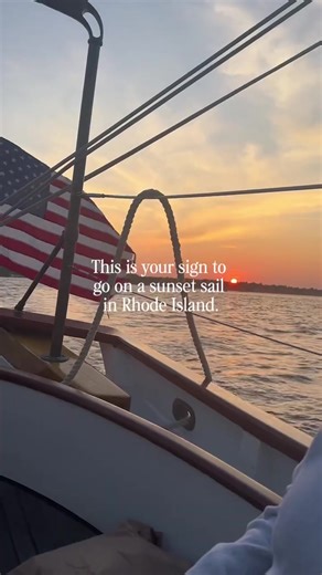 Add this to your bucket list👀 📍Newport Rhode Island #trending #travel #newengland #sail #sunset