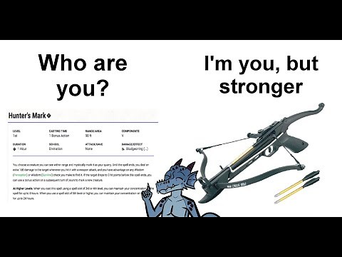 Hunter's Mark is suboptimal in D&D 5E