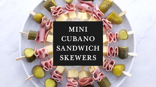 Mini Cuban Sandwich Skewers Recipe for Easy Party Appetizers