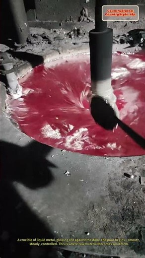 A vibrant metallic solution：The Prelude to Casting