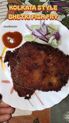 🐟 Kolkata's Famous Bhetki Fish Fry at Home | Crispy & Juicy! 🤤