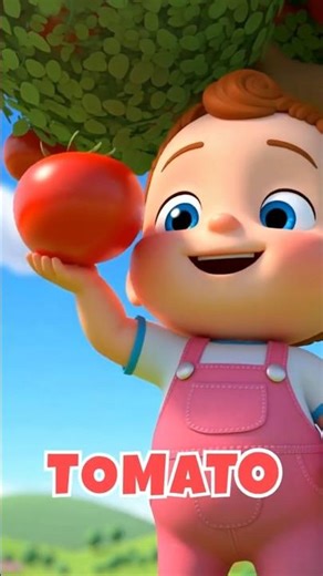 Vegetables Song for Kids 🥕🥦🍅 | Learn Vegetables Names | Nursery Rhymes & Kids Songs #shorts #cartoon