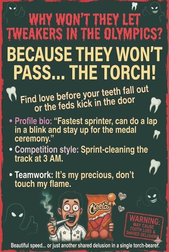 #TweakerMemes#TweakerOlympics#PassTheTorch#TweakerShit#MethMemesDark Humor & Meme