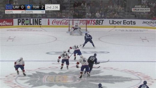 Easton Cowan scores in 1st Marlies game back