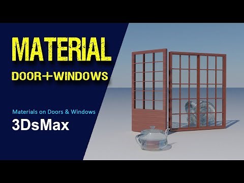 TEXTURING Doors and windows in 3Ds max | ‪@Quick3D‬