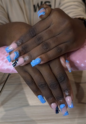 this set is so cutee, love my pink collar #beginnernailtech #smallbusinessowner #fyp