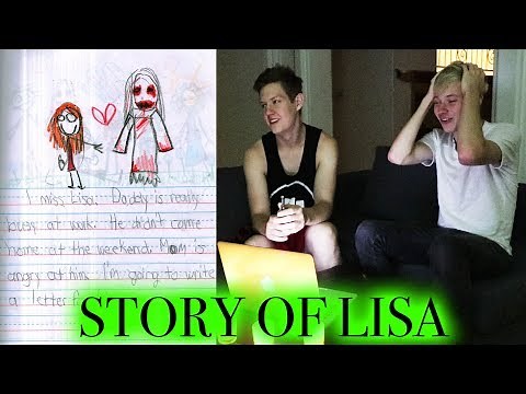 REACTING TO CREEPIEST CHILDREN'S DRAWINGS | Story Of Lisa (scary) | Sam Golbach