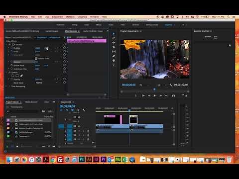 Change the Position, Scale & Rotation of a Graphic in Premiere Pro