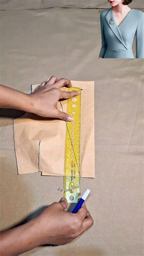 easy and simple design patterns #sewing #tutorial #fashion #fyp #shortvideo