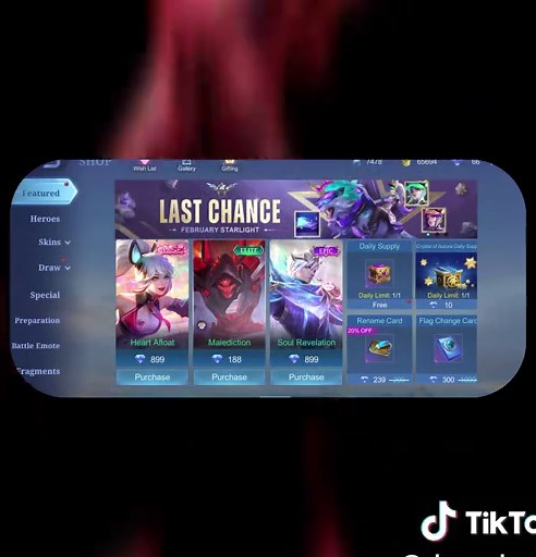 Best Valentine Skins in MLBB Golden Month Event