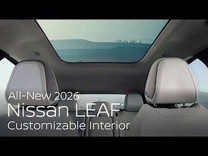 All-New 2026 Nissan LEAF: Premium Interior Upgrades & Customizable Lighting