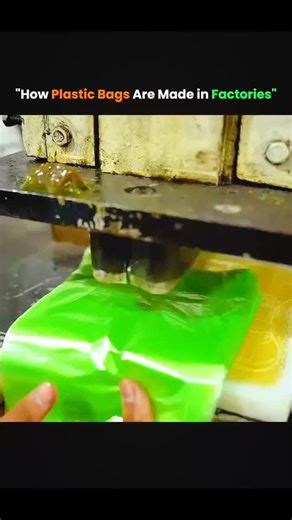 explain_eduverse_ | Ever wondered how plastic bags are made? 🌍 In this video, we take you inside a plastic bag manufacturing factory to show the entire process... | Instagram