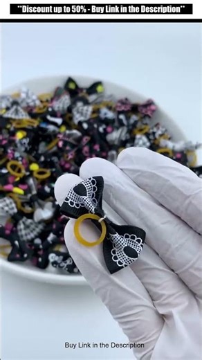 Cute Yorkie Pet Bows