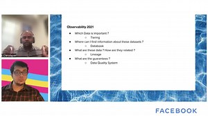 11K views · 136 reactions | Sriharsha Chintalapani and Sanjay Sundaresan, SSE Engineer & DQ Lead, Uber Data Observability Learning Summit 2021 | Engineering at Meta | Facebook
