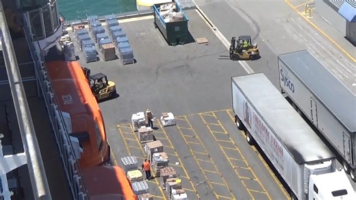 14K views · 189 reactions | How food is loaded inside the cruise ship? | Carnival Cruise FUN | Facebook