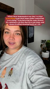 You have to stop!🛑 ...Researching homemaking “hacks” that don’t actually work. It’s actually keeping you stuck in survival mode. It’s time to shed some light on how I transformed my homemaking experience from dreadful to enjoyable—and stay consistent even on my busiest, most hectic days. If you’ve been stuck doing all the things and still feel like you’re drowning, you NEED this in your life. And no, it doesn’t include: ❌Spending hours binge cleaning and decluttering random spaces only to have 