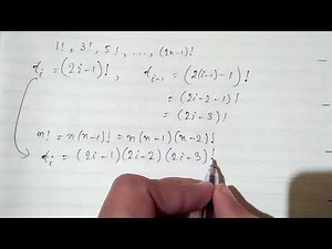 By Hand explanation| How to compute and print the sum & sequence of factorial of odd integers.