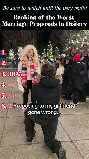 The Top Few Worst Marriage Proposals #funny #failgag #foryou #automobile #hilariousfails